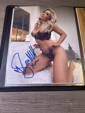 Scarlett Bordeaux Signed 8x10 Wwe 