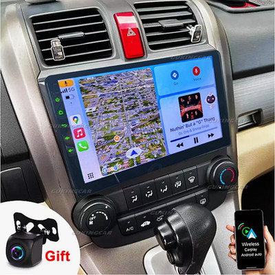 2+64G For 2007-2011 Honda CRV Android 15 Carplay Car Stereo Radio GPS Navi RDS