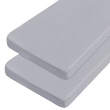 Cot Sheets 31" x 75", 2 Pack Cot Size Fitted with Narrow Twin/Camp Bunk/Rvs B...