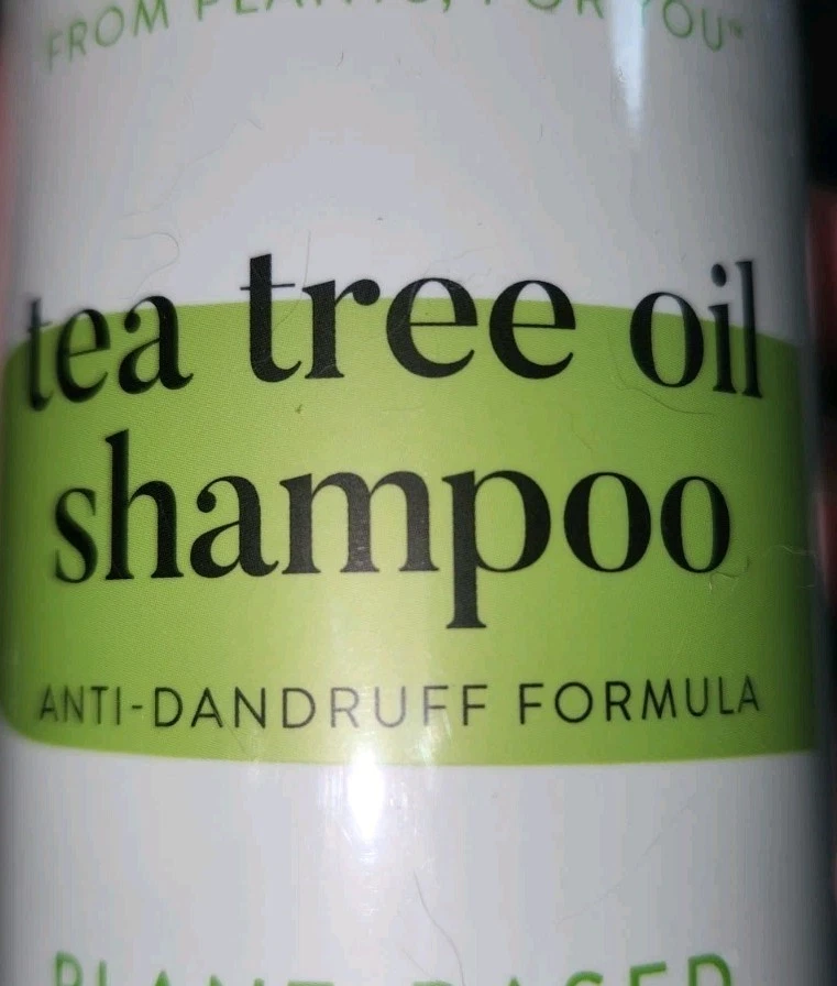 Champú anticaspa con aceite de árbol de té Plantoria; nuevo; 11,8 onzas Foto 4 de 4