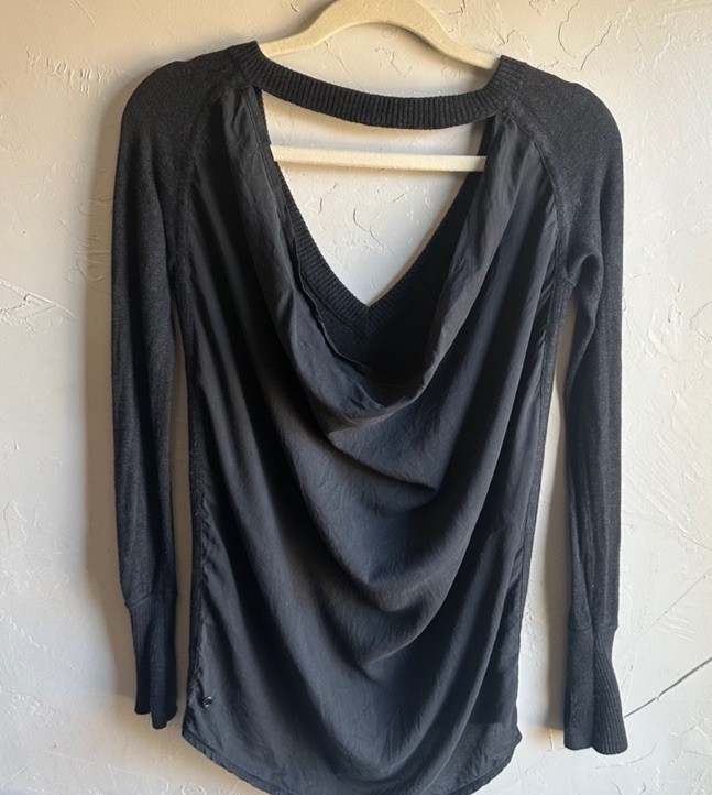 Lululemon Unity Pullover Sweater with Draped Back… - image 4