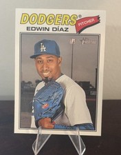 Topps 2026 Heritage Edwin Díaz Baseball Base Set Los Angeles Dodgers #36