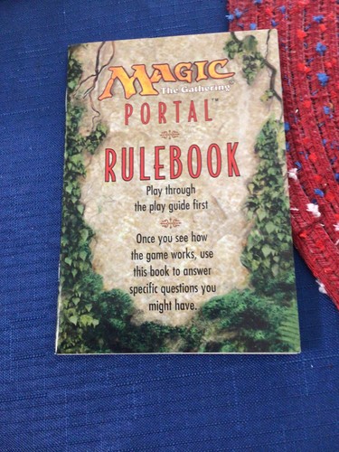 1998 Magic The Gathering Portal - Rulebook - Play Guide, never used, Near Mint!