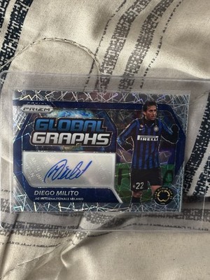 2025 Panini Prizm FIFA Club World Cup Diego Milito Global Graphs #GG-DM Laser