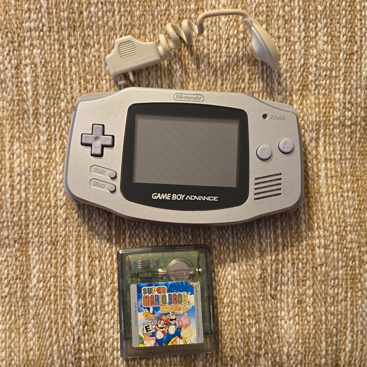 Nintendo Game Boy Advance Silver Video Game Handheld Systems for