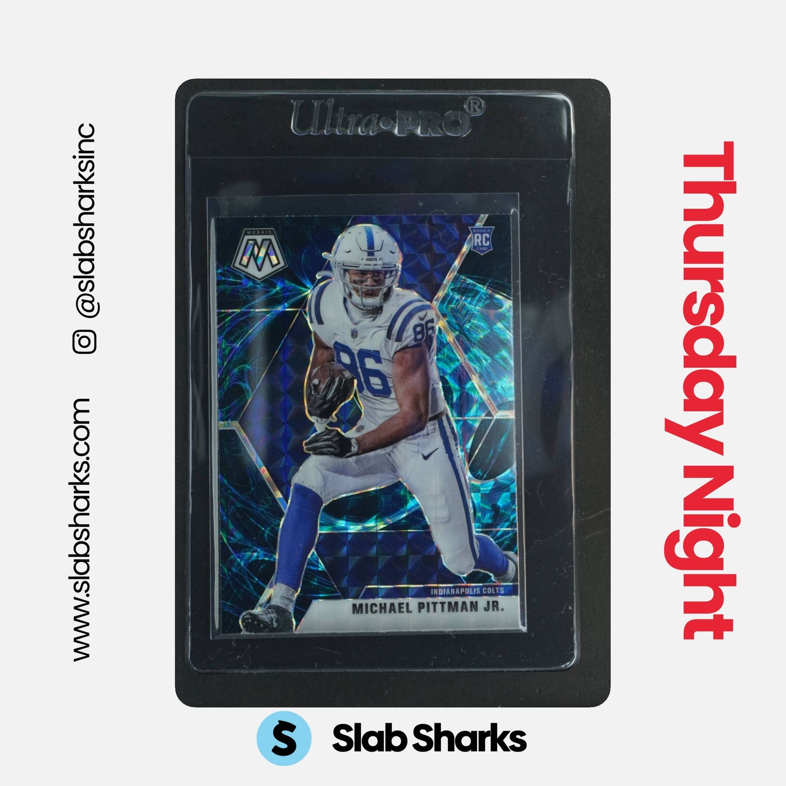 2020 PANINI MOSAIC #214 MICHAEL PITTMAN JR. PRIZM GENESIS RC ROOKIE