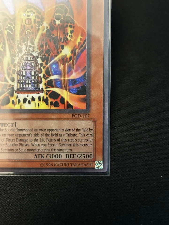 Yugioh! *MISPRINT* Reverse Secret Lava Golem PGD-107 Unlimited NM - Image 4 of 4
