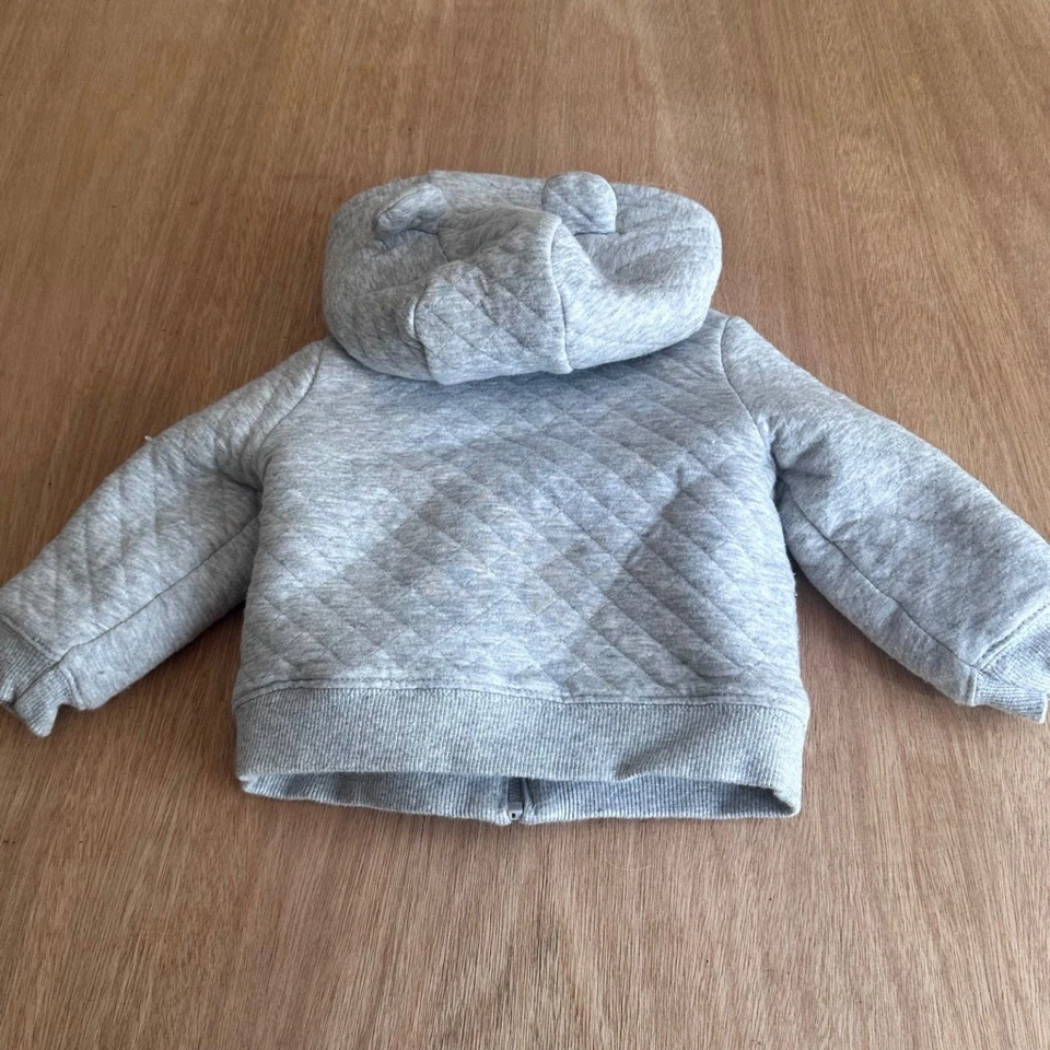 Sudadera con Capucha Acolchada Forrada Sherpa Simple Joys by Carter’s Baby 12M Gris Foto 2 de 4