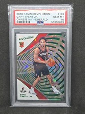 2018-19 Panini Revolution Gary Trent Jr RC Chinese New Year Emerald /88 PSA 10
