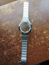 VTG 18mm Seiko Kinetic 100m Stainless Steel Watch Bracelet. 17cm Length japan