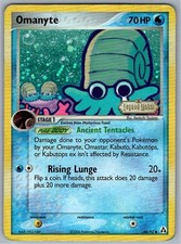 Omanyte 60/92 Reverse Holo Common EX Legend Maker HP on eBay