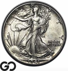 1941 Walking Liberty Half Dollar, Flashy Choice Unc+