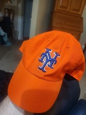 New Nike New York Mets  Hat Cap Drifit  Orange 