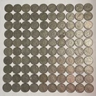 Lot Of 100 Canadian 80% Silver Dimes from  1943 To 1960