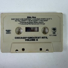 Chicago Greatest Hits, Volume II Cassette 1981 Columbia Dolby FCT 37682