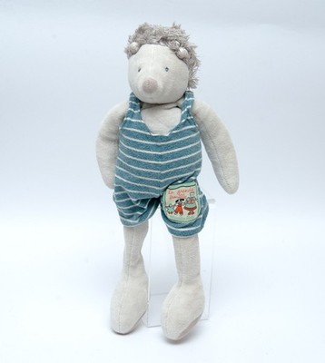 Moulin Roty Igel Tiny Leon la grande famille blau Stofftier grau Hose