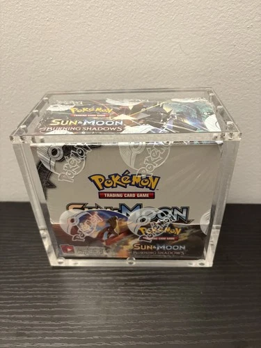 Pokemon Sun & Moon Burning Shadows Booster Box W/ Acrylic Case