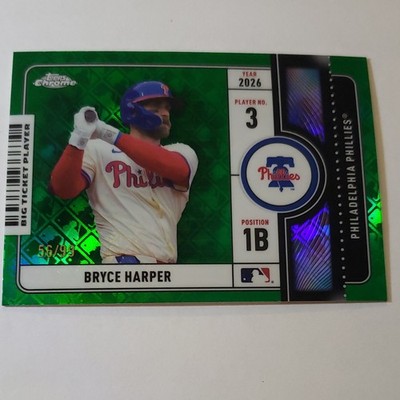 Topps 2026 Series 1 Big Ticket Players Bryce Harper Phillies BTP-19 56/99 NM