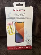 ZAGG InvisibleShield Glass Elite+ Screen Protector iPhone 12 iPhone 12 Pro 11 XR