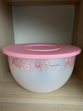 Tupperware Junge Welle Schüssel 4,3 l Rosa Servierschüssel Salatschüssel Neu