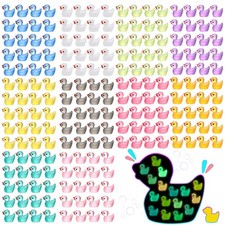200 Pcs Luminous Mini Resin Ducks Bulk Tiny Ducks Miniature Ducks Small Ornam...