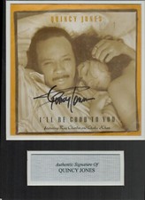 Quincy Jones 12x8 inch Overall Mounted Photo ...