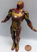 Swimways IRON MAN.Avengers Marvel Pool Toy.Water.Rubber.Red Gold.Mark 42?