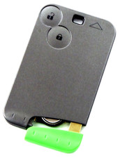 1x Auto Funk Schlüsselkarte 2 Taster für Renault Laguna 2, Espace, Vel Satis