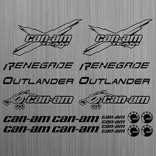 adesivo can-am canam team BRP renegade outlander quad ATV 20 pezzi