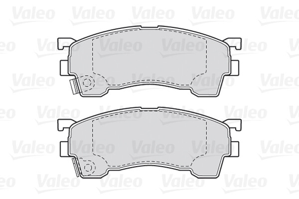 Plaquettes de frein Valeo 301629 pour frein à disque de voiture
