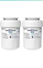 Amazon Basics Replacement GE MWF Refrigerator Water Filter Cartridge 2 pack New