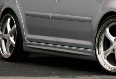 Optik Seitenschweller Schweller Sideskirts ABS für VW Polo 3 86c 2f