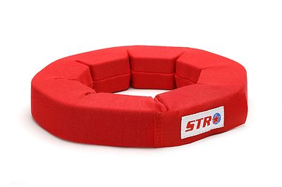 STR SFI Neck Support Brace Collar, Oval Race Kart Mini F2 - Small Red