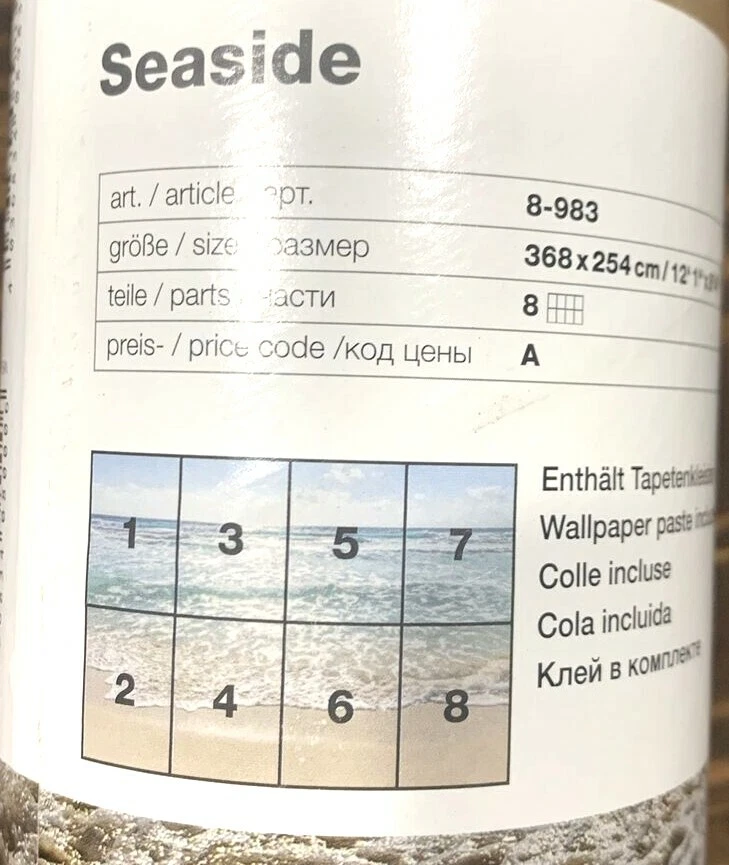 Komar Fototapete Photomural Poster XXLSeaside 12' 1" x 8' 4"  - Image 2 of 4