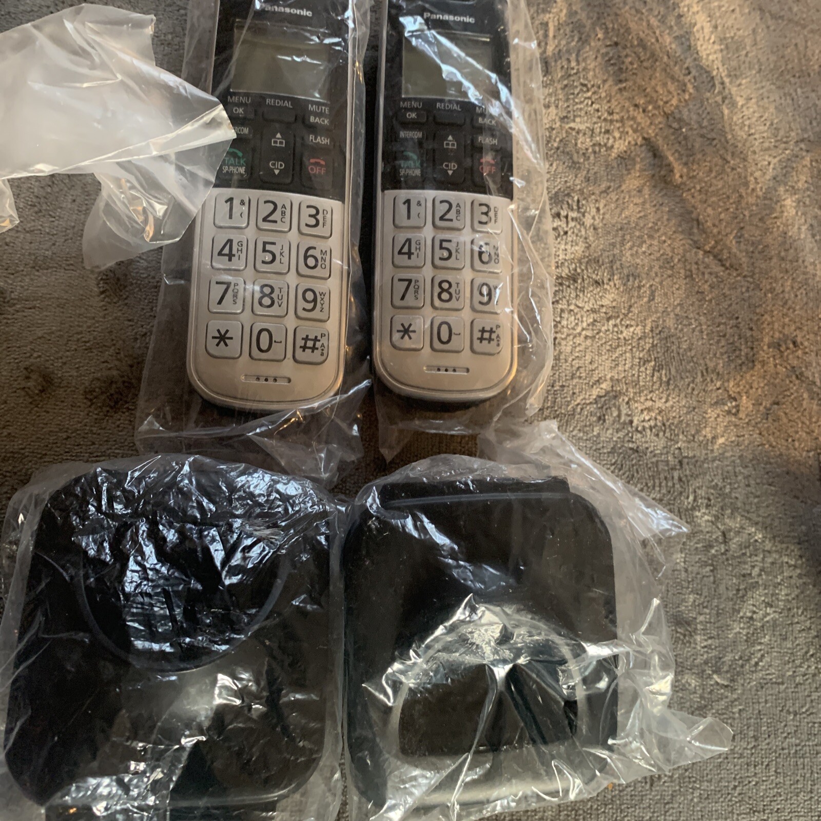 Panasonic Compact Cordless Phone DECT 6.0, 1.6" LCD Illuminated Keypad