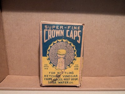 Super Fine Crown Bottle Soda Cork Caps 1950's Vintage Advertising Lot#15