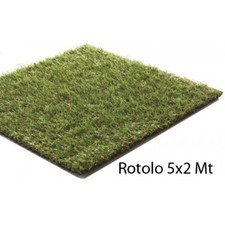 Rotolo Erba FInta 5x2 Metri da 20 mm Moquette Manto Prato Pronto Sintetico 