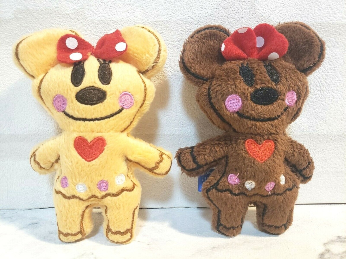 Disney GingerBread Minnie Mouse Christmas Plush Doll key chain
