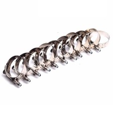 3.5 T-bolt Clamp 301 Stainless Steel Turbo 95mm-103mm Silicone Hose Clamp 10pcs