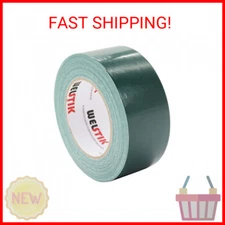 WELSTIK Professional Grade Dark Green Duct Tape, Waterproof Duct Cloth Fabric,Du