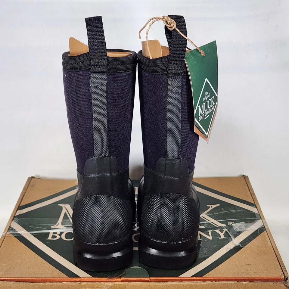 Talla 8 Niño Pequeño - Botas Muck Tareas Clásicas Impermeables - Negras - KCH000 Foto 4 de 4