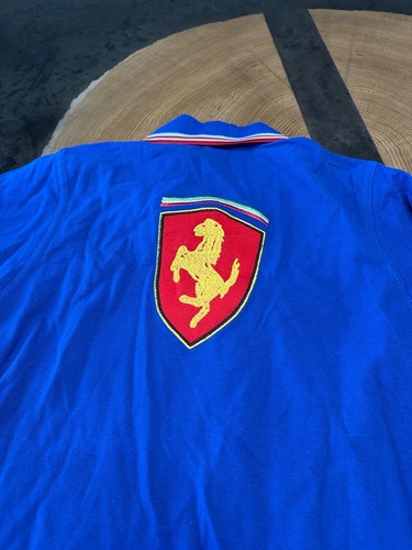 NEU MIT ETIKETT FERRARI LA MARTINA RUBGY POLO TEAM POLOSHIRT GESTICKTES LOGO HERREN GRÖSSE M - Bild 8 von 8