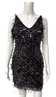 Fashion Nova women's evening formal dress sequins spaghetti straps size M |  eBay