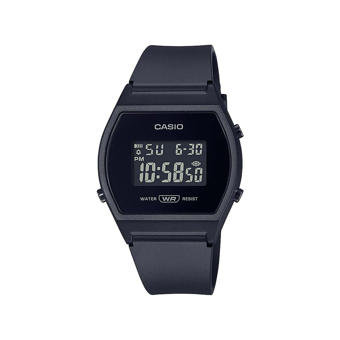 Orologio CASIO LW-204-1BEF Uomo Donna Unisex VINTAGE Silicone Nero Black