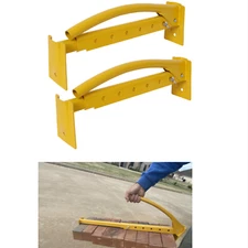 2pcs Adjustable Brick Tongs for Bricks Lifting Carrying Steel Brick Tong Lifter