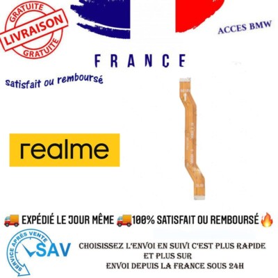 Nappe De Connexion (flex Cable) Pour Carte Mère Realme 7i / Realme C17 – Occasion Fonctionnelle