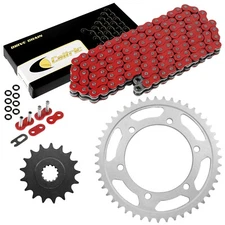 Red O-Ring Drive Chain & Sprockets Kit for Yamaha GTS1000 GTS1000A 1993-2000