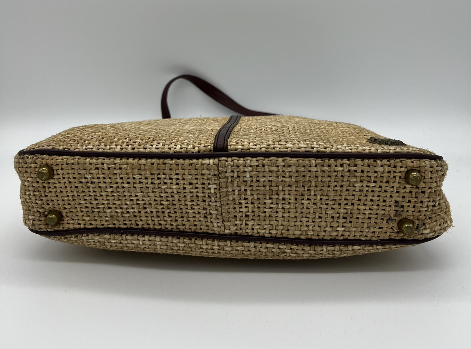 Vintage John Romain Handbag Purse Woven eBay