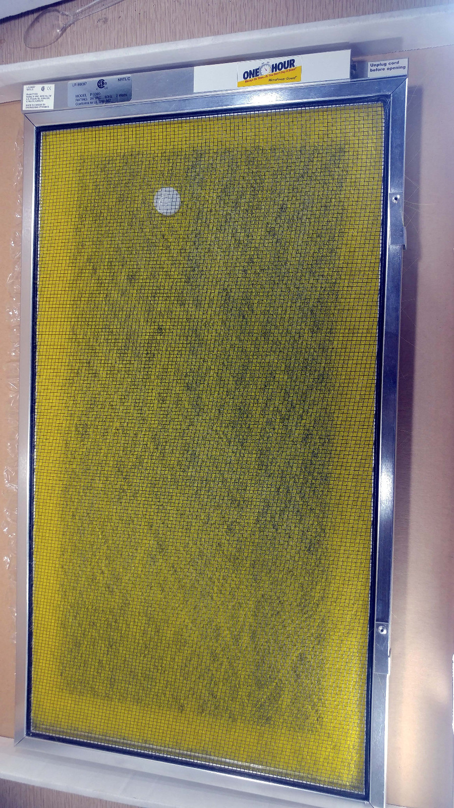 1 NEW MICROPOWER GUARD P1000 POLARIZEDMEDIA ELECTRONIC AIR CLEANER 14