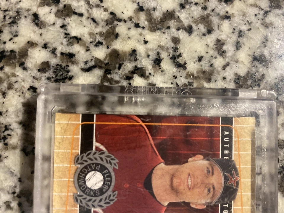 Подписанная карточка Брэда Лиджа 2005 Fleer 71/99 - Изображение 3 из 4